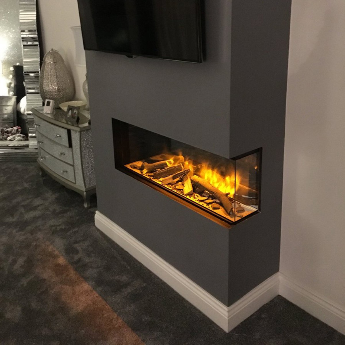Evonic E1030 GF Electric Fireplace Comfortline Ireland